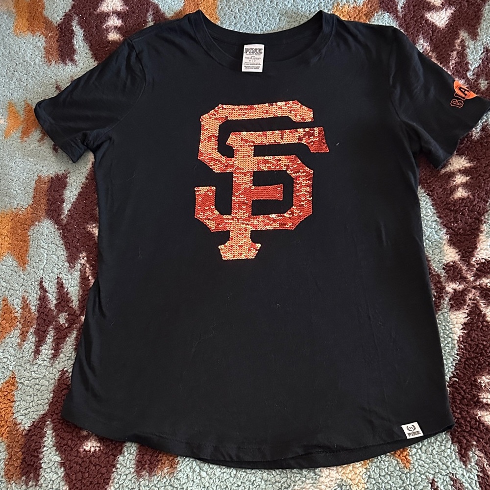 Victoria’s Secret VINTAGE NEVER BEEN WORN  PINK SF GIANTS SMALL WOMENS TSHIRT